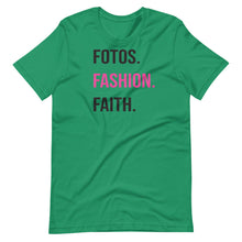 Load image into Gallery viewer, Fotos Fashion Faith Short-Sleeve Unisex T-Shirt