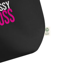 Load image into Gallery viewer, I'm a Boss Large organic tote bag