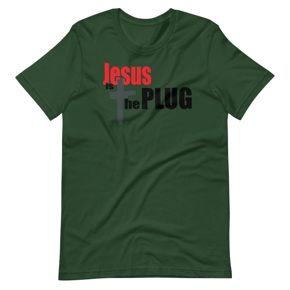 Jesus is the Plug Short-Sleeve Unisex T-Shirt