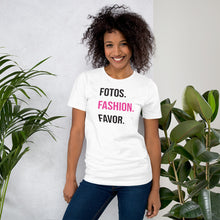 Load image into Gallery viewer, Fotos.Fashion.Favor T-Shirt
