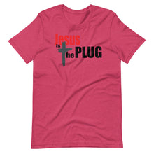 Load image into Gallery viewer, Jesus is the Plug Short-Sleeve Unisex T-Shirt
