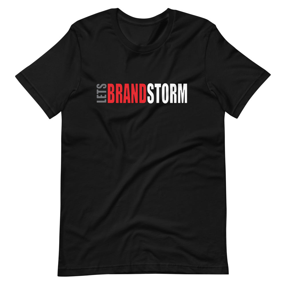 Let's Brandstorm-Red Short-Sleeve Unisex T-Shirt